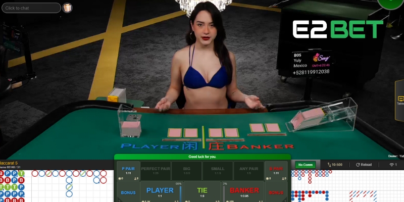 Baccarat E2BET – Trải Nghiệm Sòng Bài Thực Thụ Ngay Tại Nhà 4 Kiếm tiền với chiến lược Fibonacci